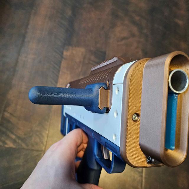 Parallax thick bolt handle 3D model thumbnail
