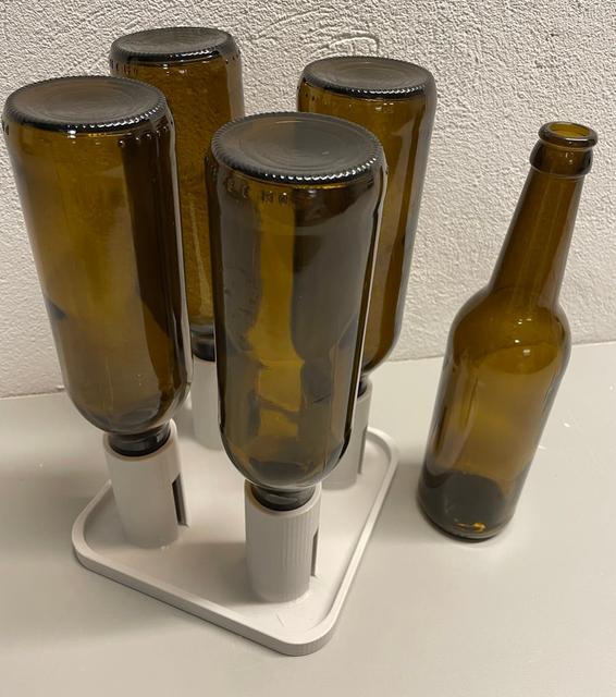 Bottle dryer_Homebrew 3D model thumbnail