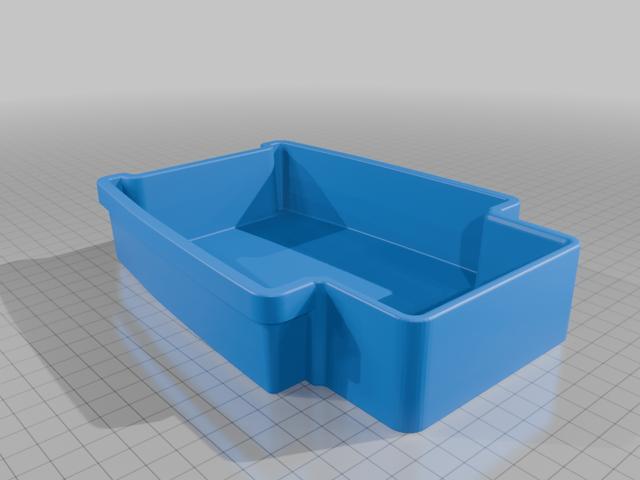 Ford Focus mk3 - Console tray for smarphones (EU spec) 3D model thumbnail