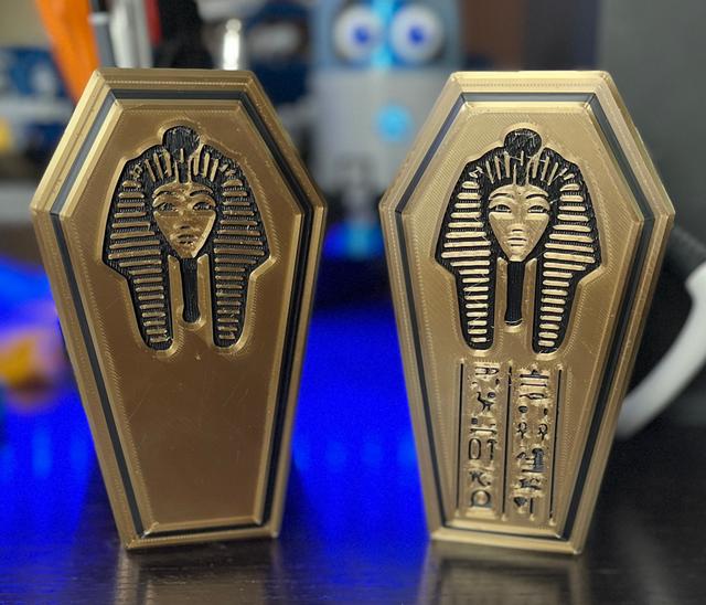 Pharaoh Toppers for Twist Lock Coffin 3D model thumbnail
