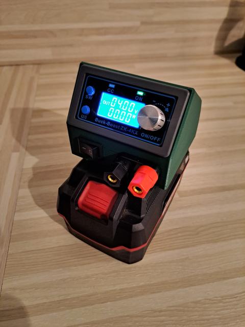 Power supply on parkside X20 battery 3D model thumbnail