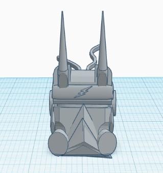dummy 13 head ninja thunder 3D model thumbnail