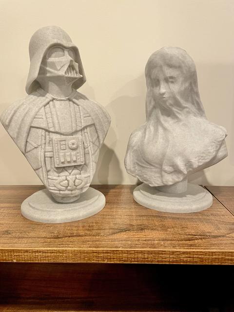 Formal Base for Darth Vader Bust 3D model thumbnail