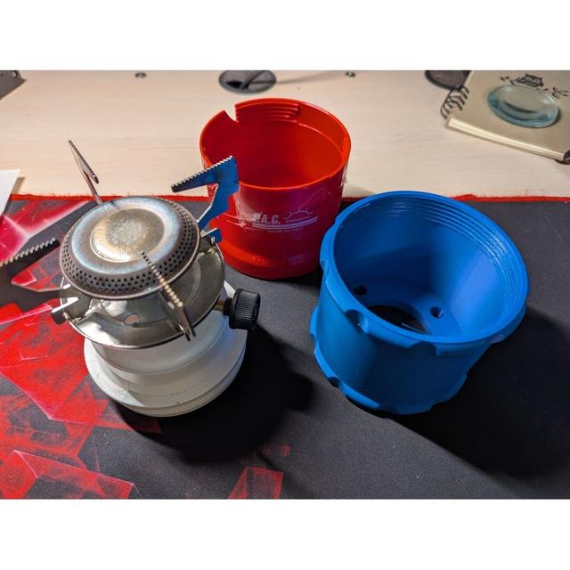 Camping Gas Canister Stand / Base 3D model thumbnail