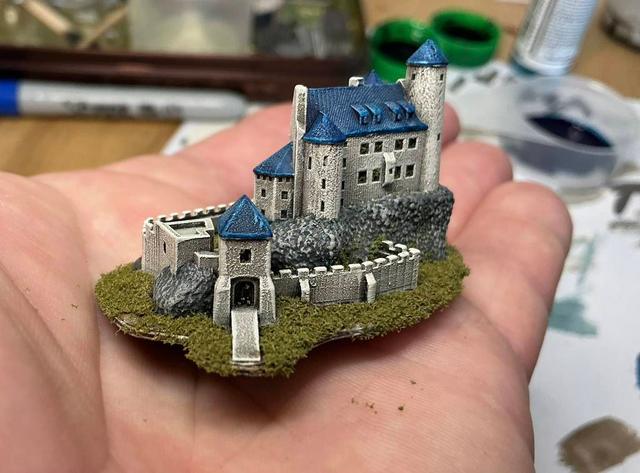 Bobolice Castle 1/1000 3D model thumbnail