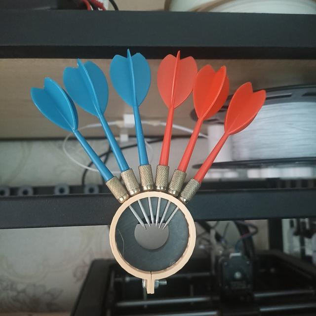 Magnetic dart house 3D model thumbnail