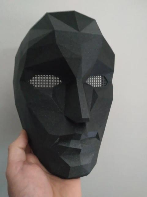 GLASSES SAFE Front Man Mask from Squid Games 3D model thumbnail