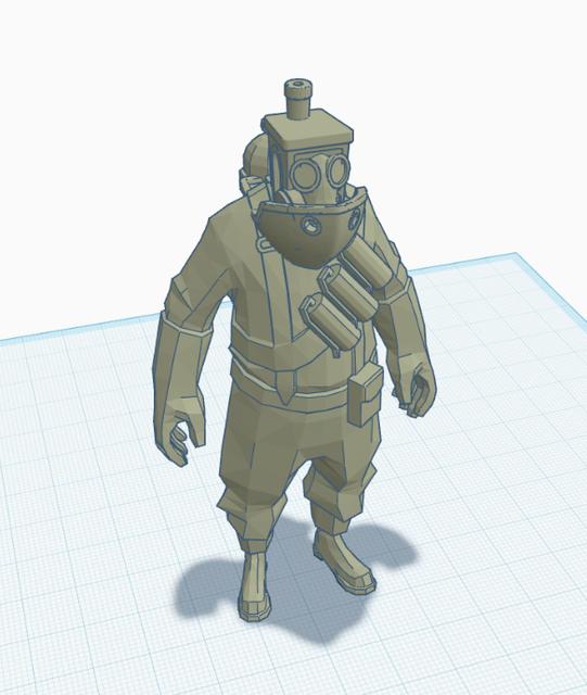 Benchy pyro 3D model thumbnail