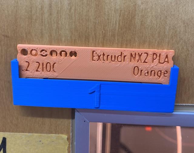 Holder for Filament Swatch 3D model thumbnail