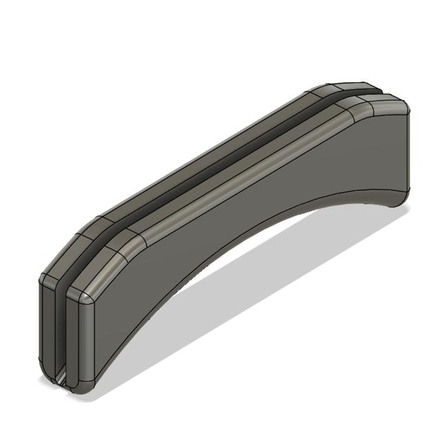 Clothes Basket Handle 3D model thumbnail