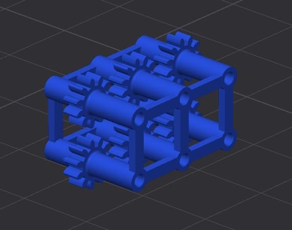 P2K RS27 Replacement Axle Gear - HO scale 3D model thumbnail