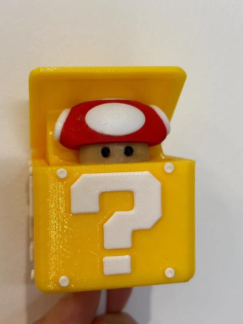 Mario Mushroom Key Hook 3D model thumbnail