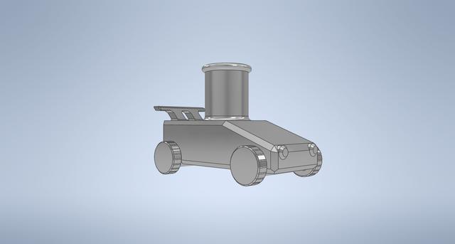 Luftballon Auto 3D model thumbnail