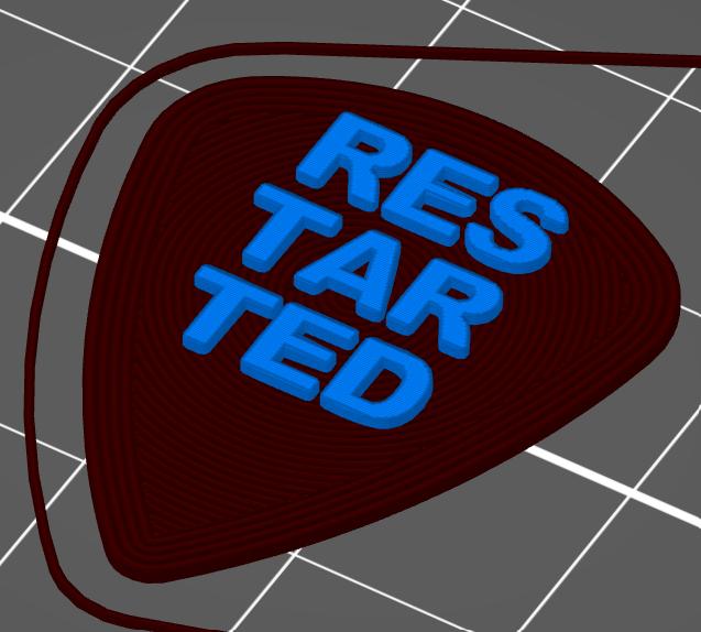 Bowsmin12 Extra-special Guitar Pick 3D model thumbnail