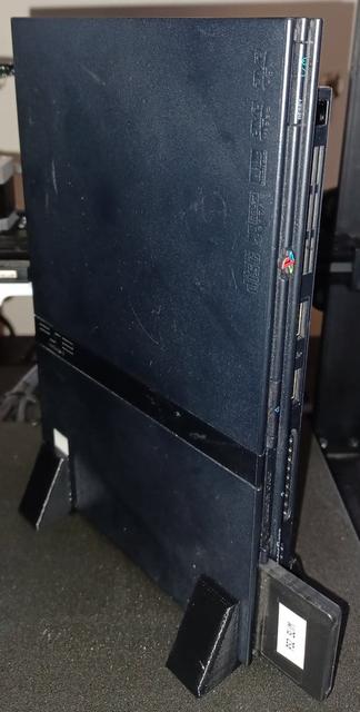 PS2 Slim Vertical Stand 3D model thumbnail