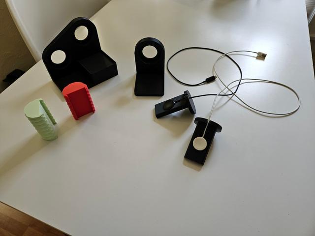 Screwtilt Smartwatch Mounts (Galaxy Watch 8/Apple Watch SE 3) 3D model thumbnail