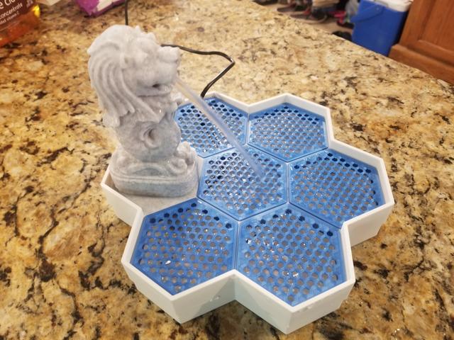 Singapore Merlion for Modular Desktop Fountain 3D model thumbnail
