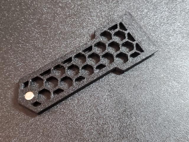 HexScraper - Printbed scraper (with magnet) 3D model thumbnail