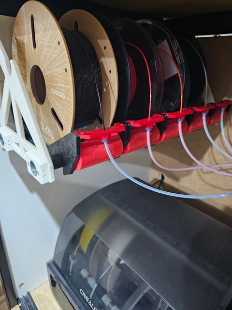 Rewind Spool Holder for RepRack  Bowden ECAS04 3D model thumbnail