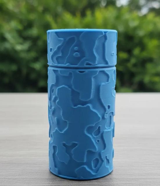 Small Multipurpose container (Q-Tip container) 3D model thumbnail