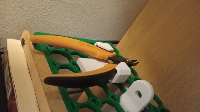 Multiconnect Wire Cutter/Plier Holder 3D model thumbnail