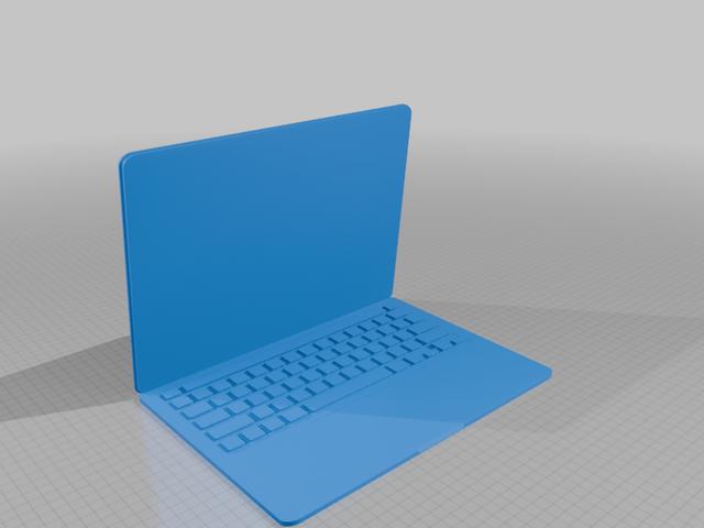 computer 3D model thumbnail