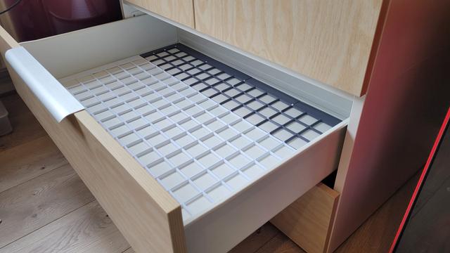 IKEA Platsa Gridfinity Base | Snap-Fit for drawers 3D model thumbnail