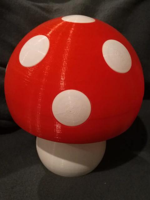 Mushroom Lamp Base 3D model thumbnail