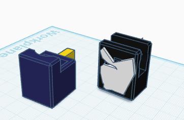 Angel fish bot ( animal kingdom series ) [a mini 13 remix] 3D model thumbnail