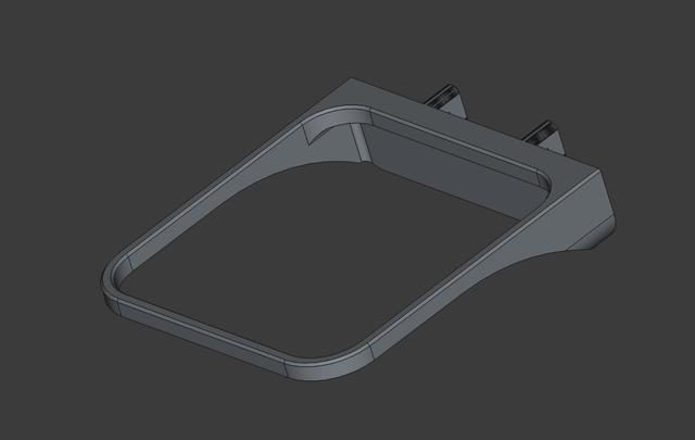 IKEA Skadis holder for Karken pen cup 3D model thumbnail