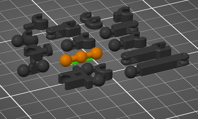 DUMMY 13 - Frame repair pack with runners per part - V1.0 3D model thumbnail