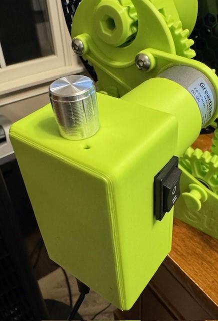 Pastamatic winder power motor remixed for different controller 3D model thumbnail