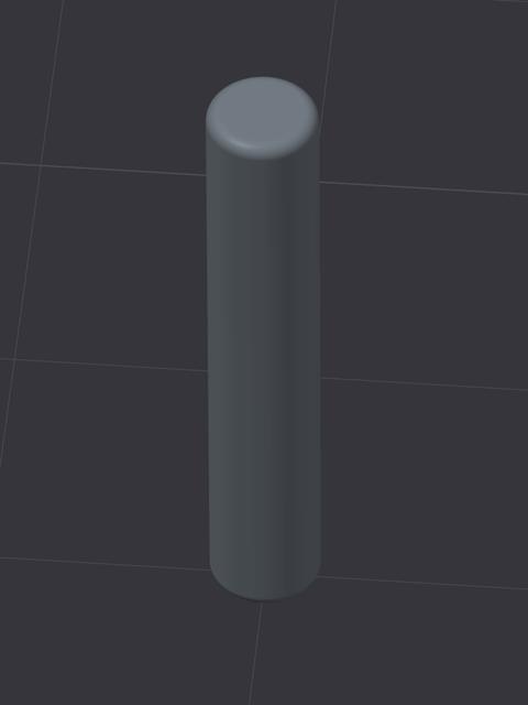 4x23 pin for Fidget knife 3D model thumbnail