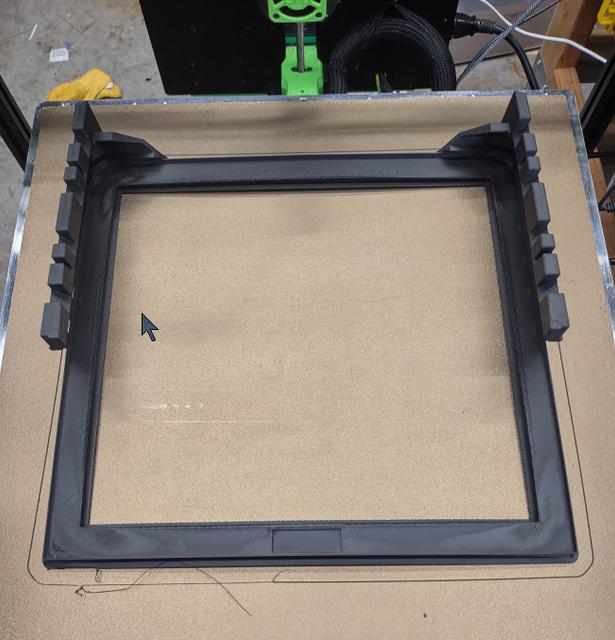 ReMix Bambu Lab Top Glass LED Riser with AMS Stand 3D model thumbnail