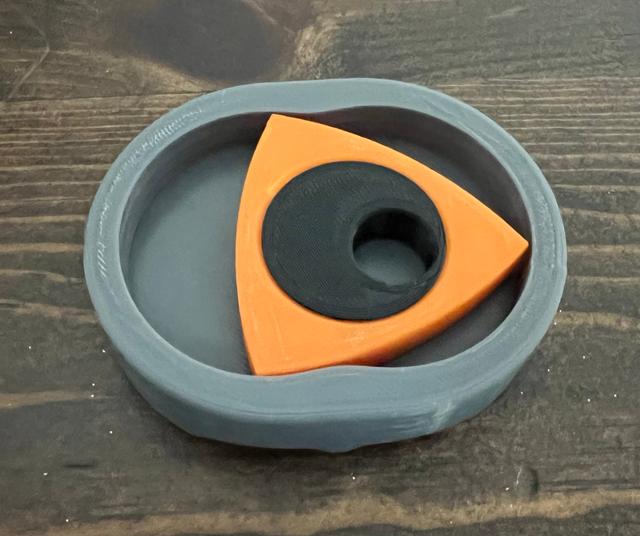 Through-Hole Eccentric for Wankle Rotary Fidget Spinner 3D model thumbnail