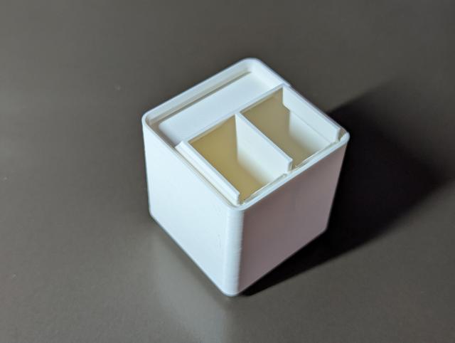 Gridfinity tray with handles and Modern Case spill protectors 3D model thumbnail