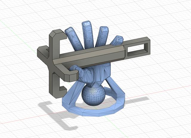 Lucky 13's Grappling Hook 3D model thumbnail