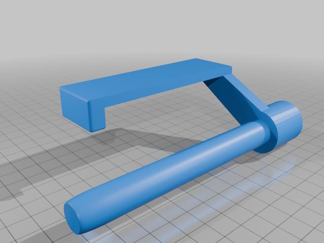 Power Rack Pin Phone Mount 3D model thumbnail