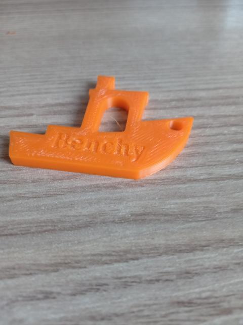 Benchy keychain 3D model thumbnail