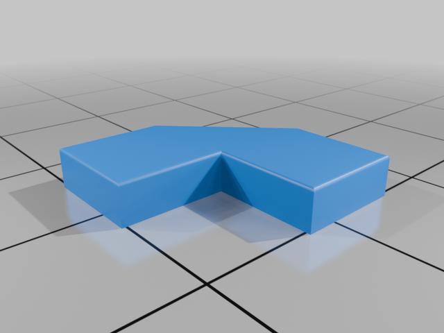 Lego Modified 2x2 Tile 3D model thumbnail