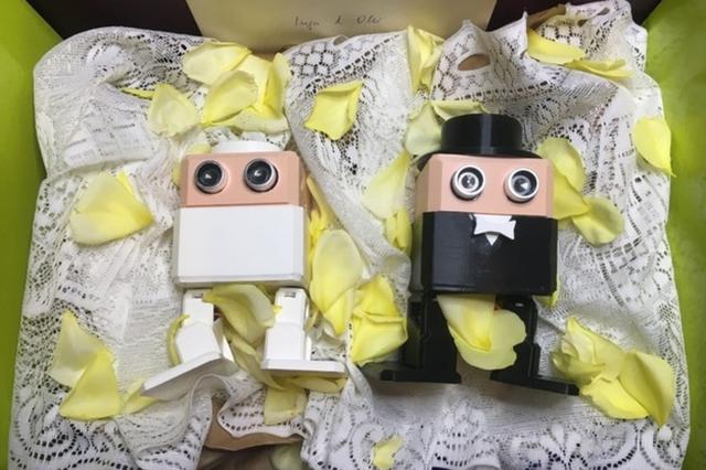 Otto Married robots 3D model thumbnail