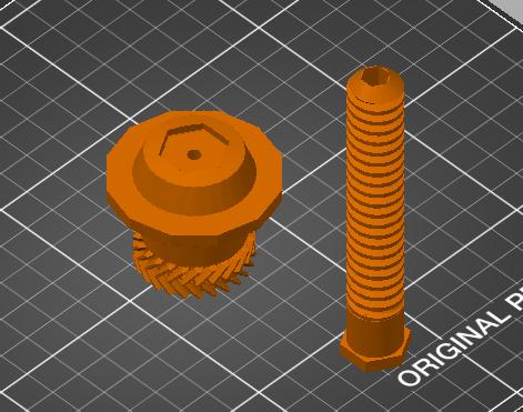 Two Piece heavy load axis 3D model thumbnail