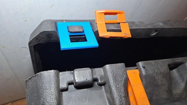 AEG BS18C2X cordless drill case replacement latch 3D model thumbnail