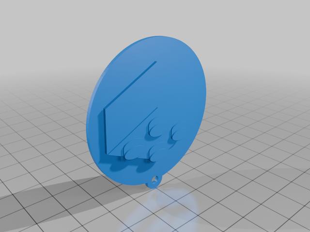 keychain 3D model thumbnail