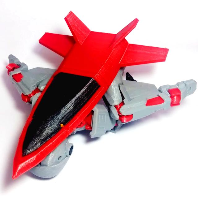 Jet 13 transformer body kit for Dummy 13 3D model thumbnail