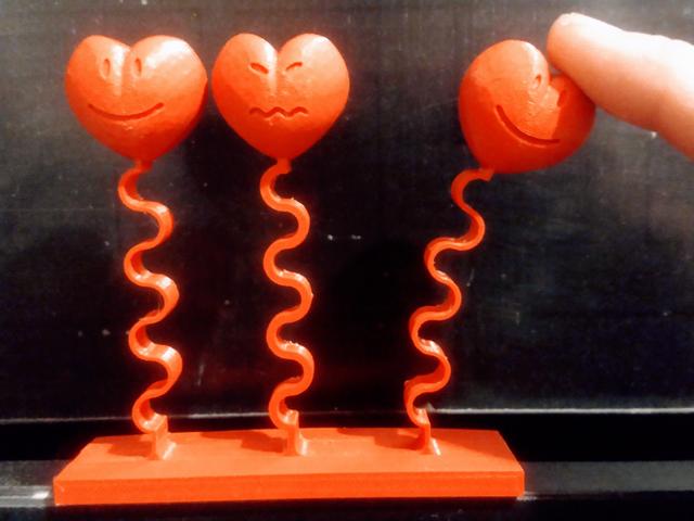 Hearts Head Bangers 3D model thumbnail