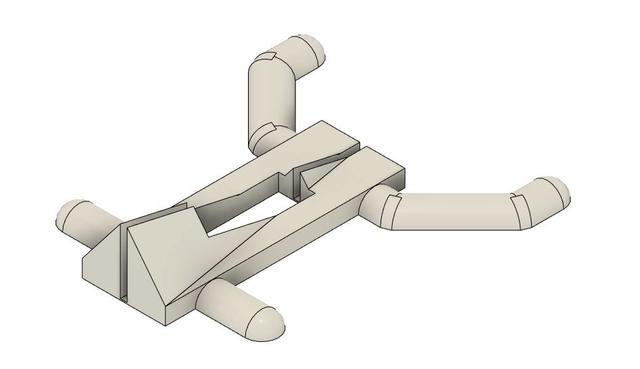 Peglock - RACK IT 1000kg metal pegboard 3D model thumbnail