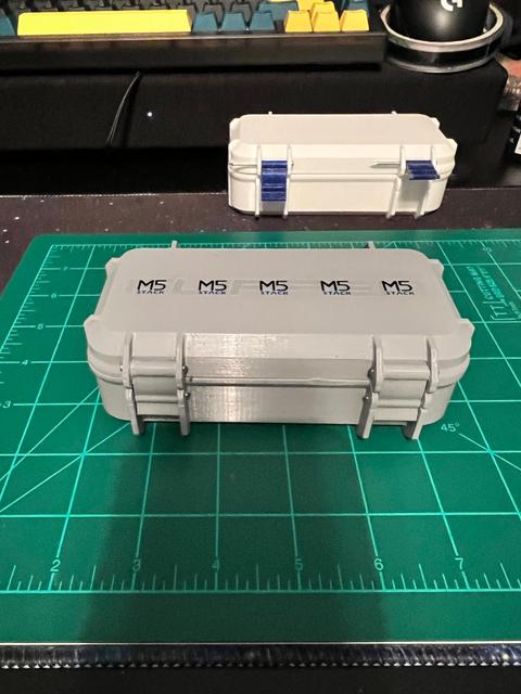 M5Stack Core / Core2 / CoreS3 Pelican Style Case 3D model thumbnail