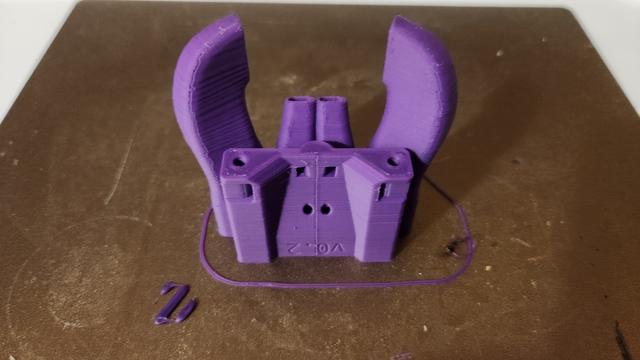 EVA3 Klicky PCB Tri-Horn Cooling Duct 3D model thumbnail