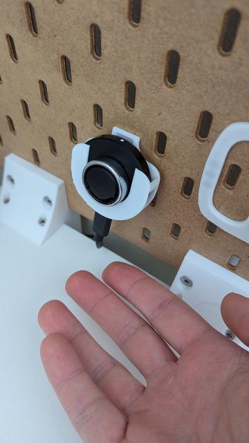 Skadis mount for Oura ring & charger 3D model thumbnail